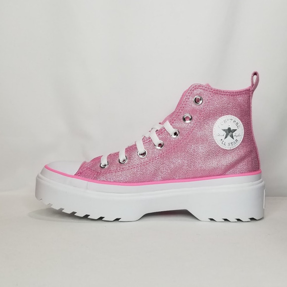 Converse Women's CTAS Lugged Lift Hi Tops Women's Size 7 Oops Pink A05230C NWT - Picture 5 of 9